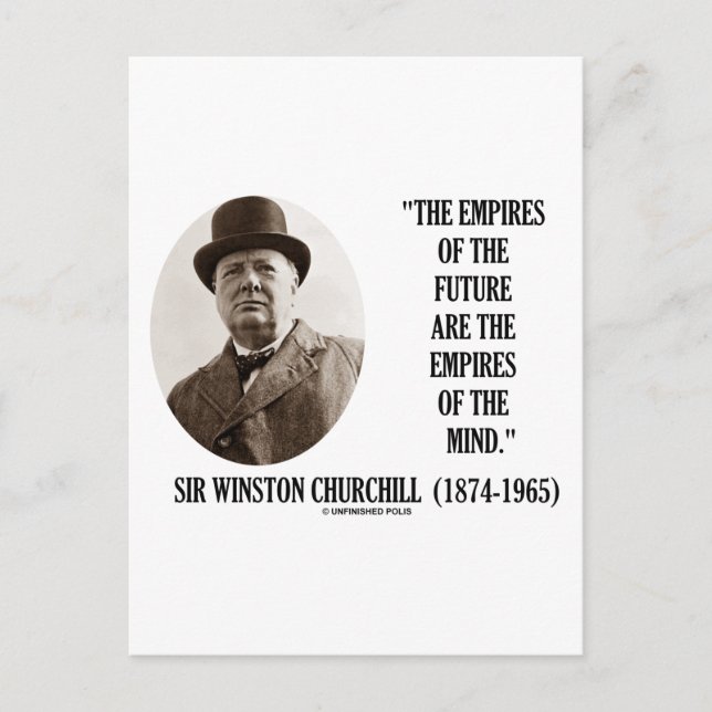 Postal Los Imperios Del Futuro Son Los Imperios De La Men (Anverso)