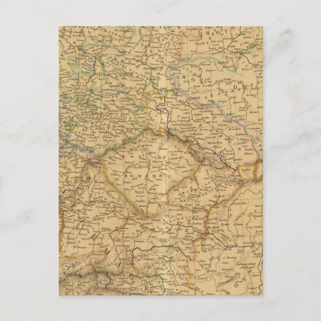 Postal Los imperios europeos (Anverso)