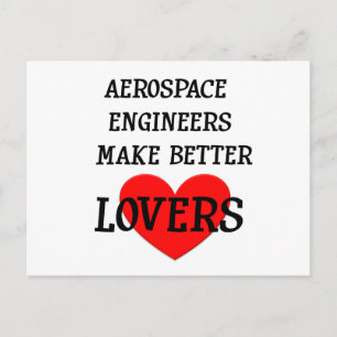 Postal Los ingenieros aeroespaciales hacen mejores amante
