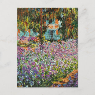 Postal Los irlandeses en el jardín de Monet