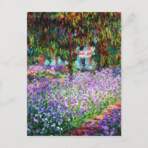 Postal Los irlandeses en el jardín de Monet