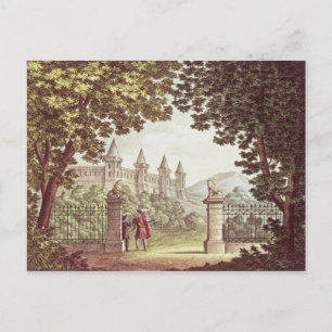 Postal Los jardines del castillo de Windsor