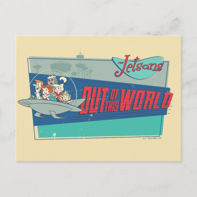 Postal Los Jetsons | Fuera de este mundo (Anverso)