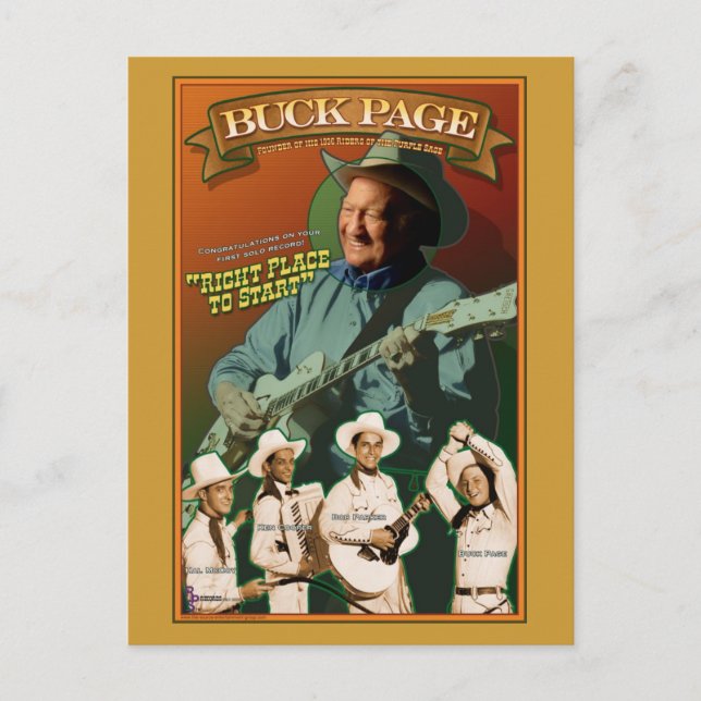 Postal Los jinetes del Sabio Púrpura. (Anverso)