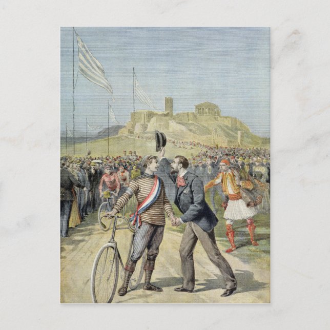 Postal Los Juegos Olímpicos de Atenas (Anverso)