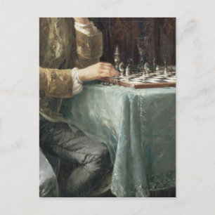 Postal Los Jugadores De Ajedrez, 1887