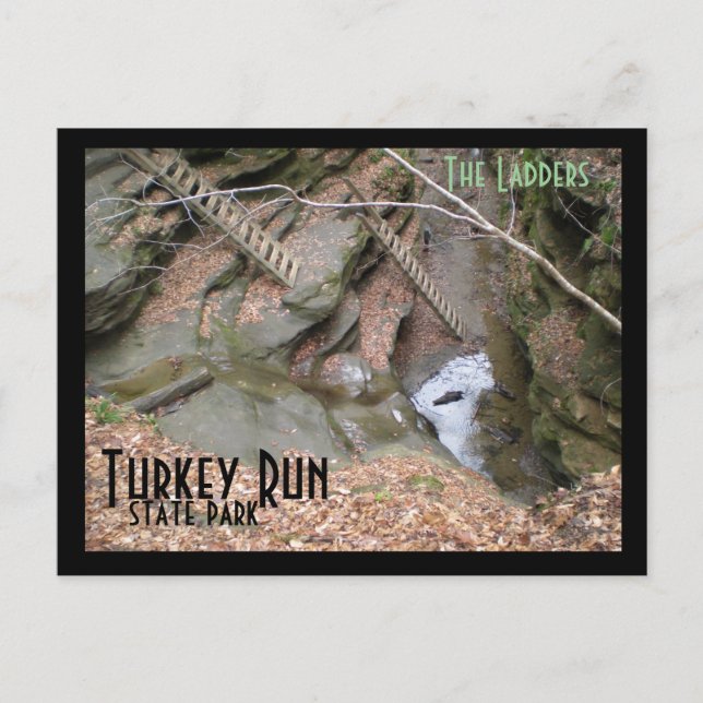 Postal Los ladrones, el parque estatal de Turquía (Anverso)