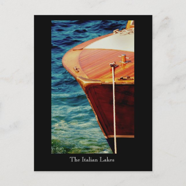 Postal Los lagos italianos, el lago Mayor. (Anverso)