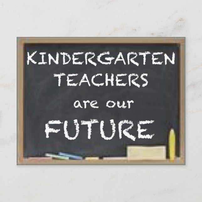 POSTAL LOS MAESTROS DE KINDERGARTEN SON NUESTRO FUTURO (Anverso)