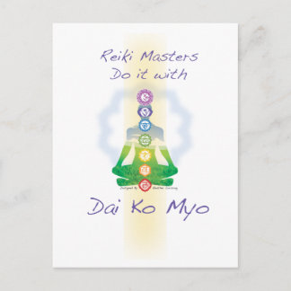 Postal Los Maestros De Reiki Lo Hacen Con Dai Ko Myo