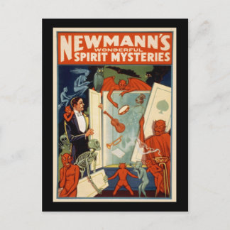 Postal Los maravillosos misterios espirituales de Newmann