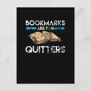 Postal Los Marcadores Son Para Quitters Reader Distresed