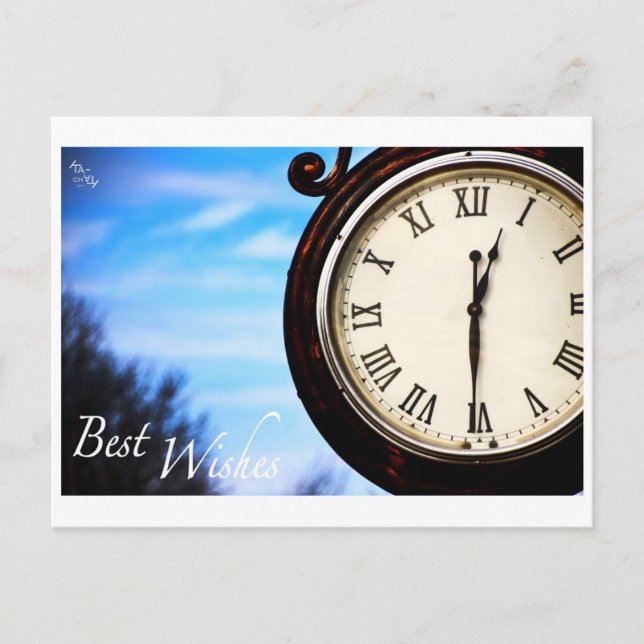 Postal Los mejores deseos (Anverso)