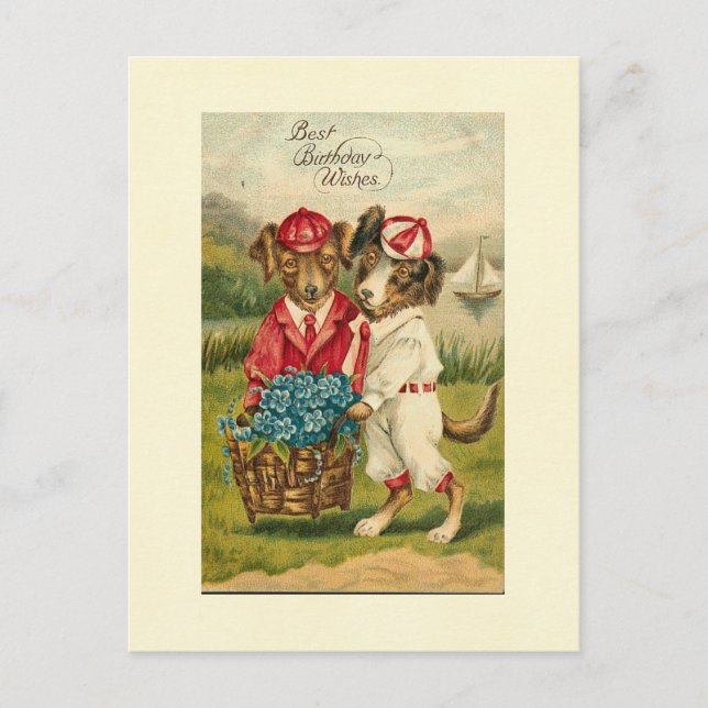 Postal Los mejores deseos de cumpleaños de los dulces ami (Anverso)