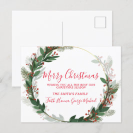 Postal Los Mejores Deseos De Esta Temporada Feliz Postale