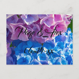 Postal Los mejores deseos del destino del Boda recién cas