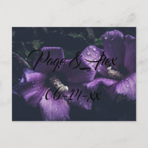 Postal Los mejores deseos del destino del Boda recién cas