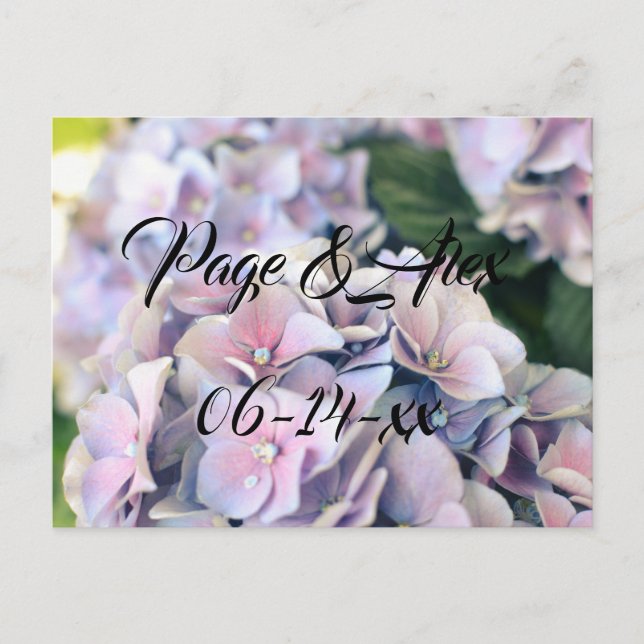 Postal Los mejores deseos del destino del Boda recién cas (Anverso)