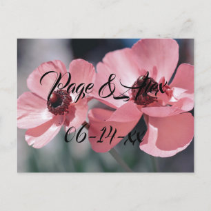 Postal Los mejores deseos del destino del Boda recién cas