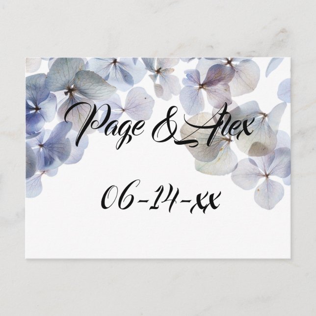 Postal Los mejores deseos del destino del Boda recién cas (Anverso)