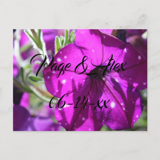 Postal Los mejores deseos del destino del Boda recién cas (Anverso)