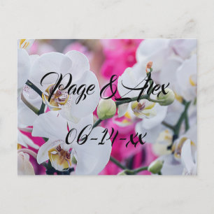 Postal Los mejores deseos del destino del Boda recién cas