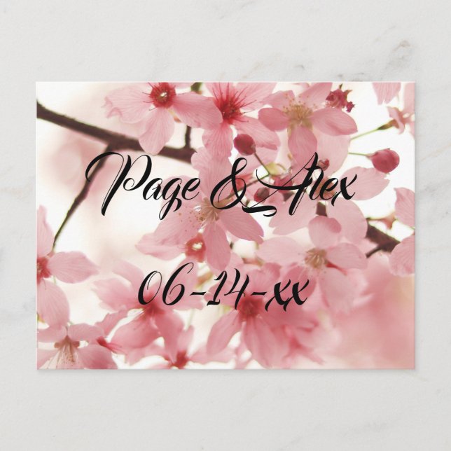 Postal Los mejores deseos del destino del Boda recién cas (Anverso)