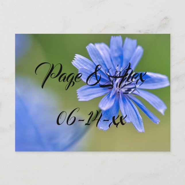 Postal Los mejores deseos del destino del Boda recién cas (Anverso)