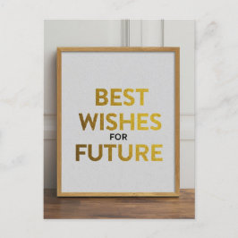 Postal Los mejores deseos para su futuro