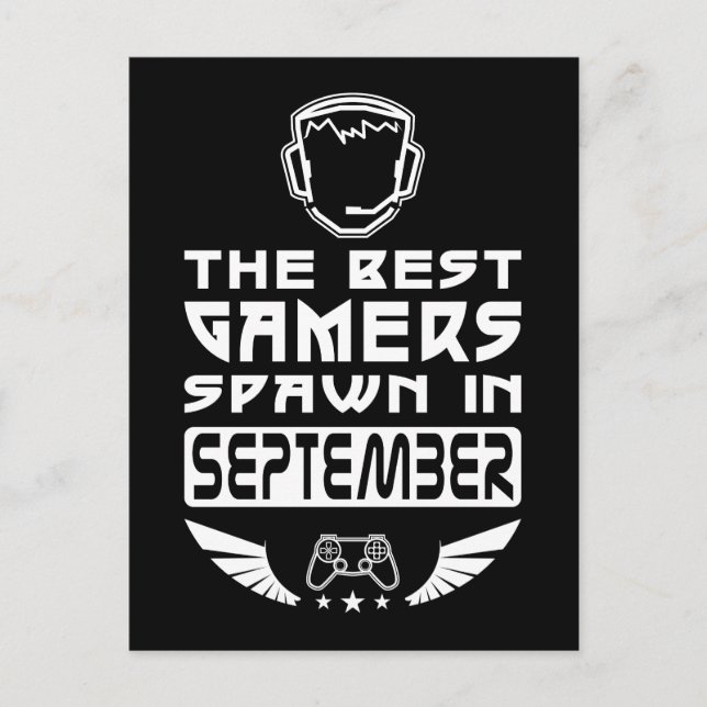 Postal Los mejores jugadores jugaron en septiembre (Anverso)