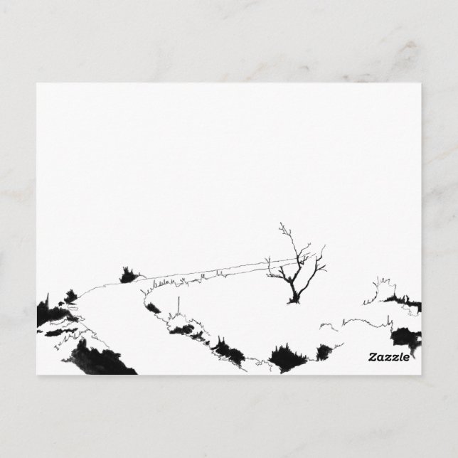 Postal Los moros (Reverso)