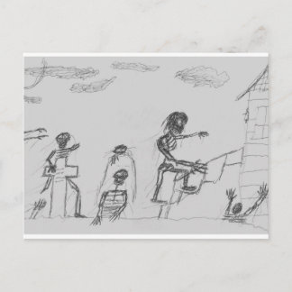 Postal Los muertos furiosos