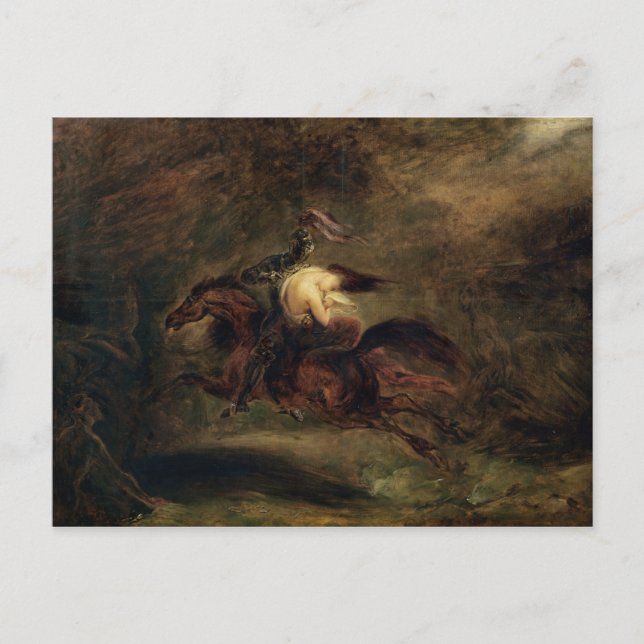 Postal Los Muertos Van Rápidamente, 1830 (Anverso)