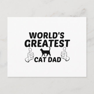 POSTAL LOS MUNDOS MÁS GRANDES DEL PAPÁ GATO