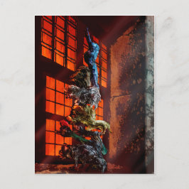 Postal Los músicos de Bremen