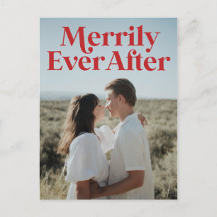 Postal Los Navidades casados marean el rojo moderno 