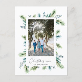 Postal Los Navidades de presupuesto desean a Boho Spruce 