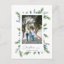 Postal Los Navidades de presupuesto desean a Boho Spruce