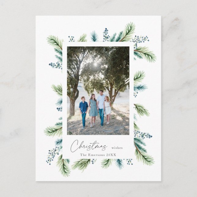 Postal Los Navidades de presupuesto desean a Boho Spruce  (Anverso)