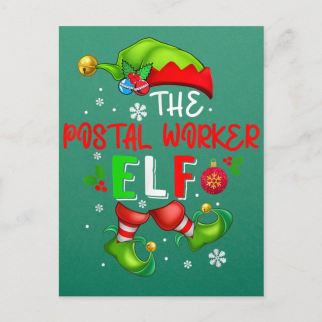 Postal Los Navidades Elf de los Trabajadores Postales, El (Anverso)