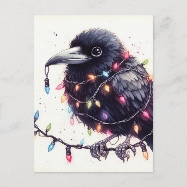 Postal Los Navidades Raven (Anverso)