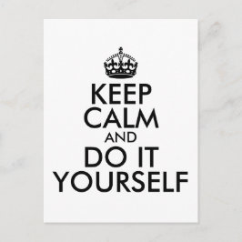 Postal Los negros mantienen la calma y háganlo ustedes mi