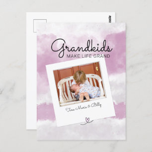 Postal Los nietos hacen de la vida un gran Día de la Madr