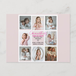 Postal Los nietos hacen de la vida una gran abuela Person