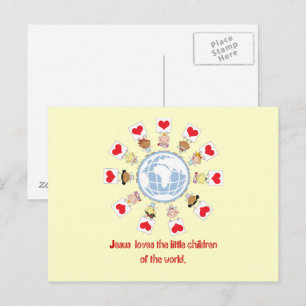 Postal Los niños del mundo