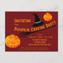 Postal Los niños retro Jack-o'-Lantern, Naranja de calaba