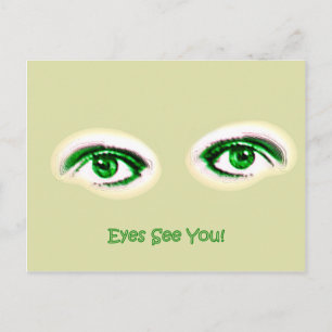 Postal ¡Los Ojos Nos Ven!