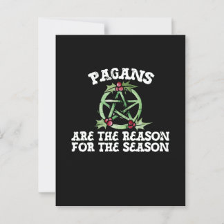 Postal Los paganos son la razón de la temporada