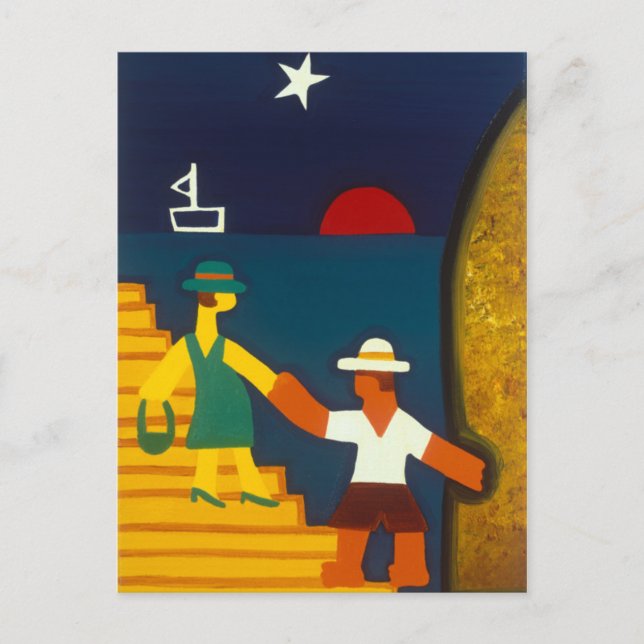 Postal Los Papás de Olivia 2005 (Anverso)