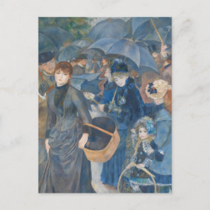 Postal Los paraguas de Renoir